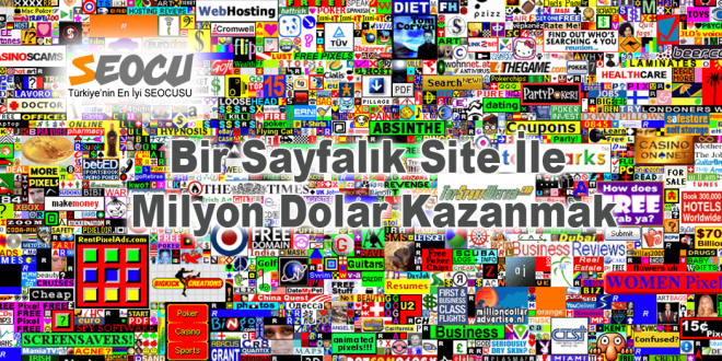 Bir Sayfalık Site İle Milyon Dolar Kazanmak