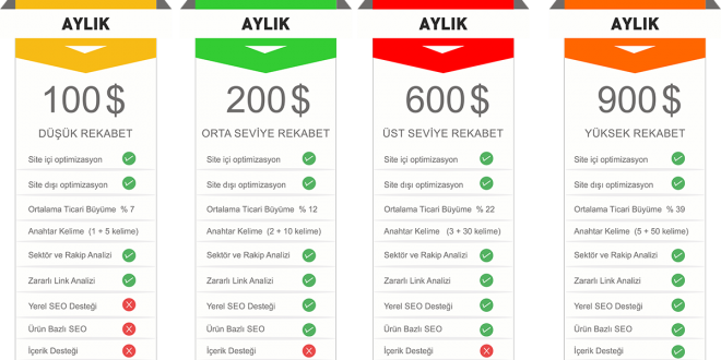 Seo fiyatları