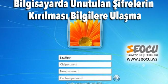 Bilgisayarda Unutulan Şifrelerin Kırılması Bilgilere Ulaşma