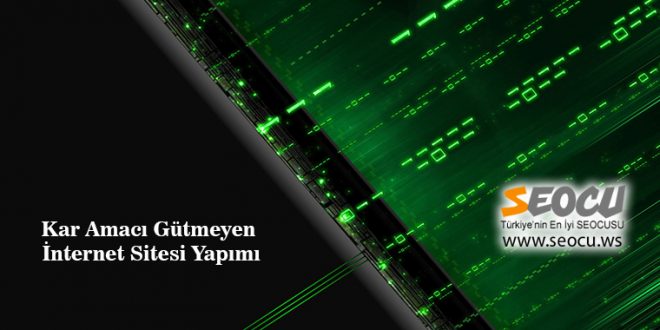 Kar Amacı Gütmeyen İnternet Sitesi Yapımı