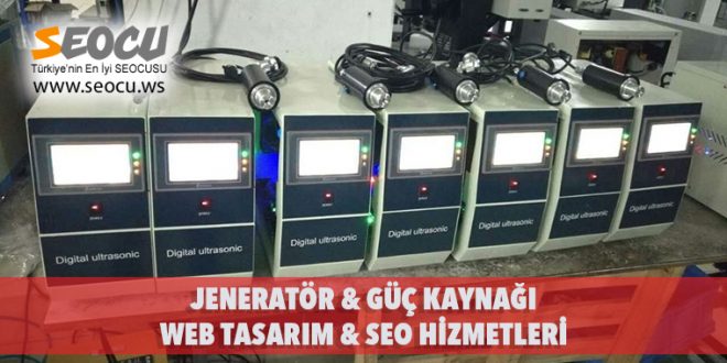 Jeneratör & Güç Kaynağı Web Tasarım & Seo Hizmetleri