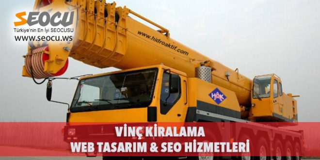 Vinç Kiralama Web Tasarım & Seo Hizmetleri